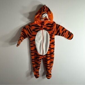 Disney Tigger Fleece Body Suit 3-6 mos Costume Winnie the Pooh Onesie One Piece